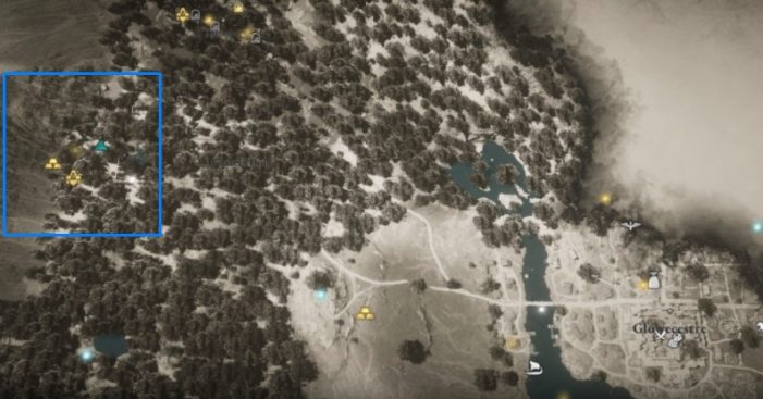 Местонахождение штанов Незримых на карте мира Assassin’s Creed: Valhalla