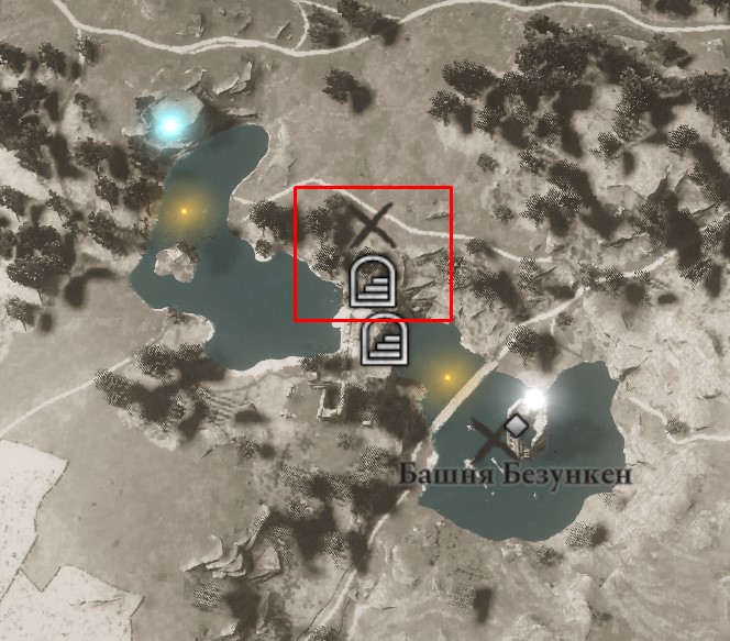 Местонахождение наручей Охотника на карте мира Assassin’s Creed: Valhalla