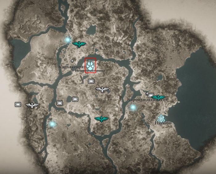 Местонахождение О Ян До Нэ на карте Assassin’s Creed: Valhalla