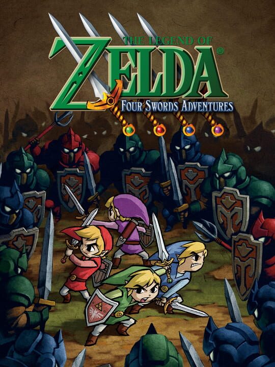 Обложка игры The Legend of Zelda: Four Swords Adventures