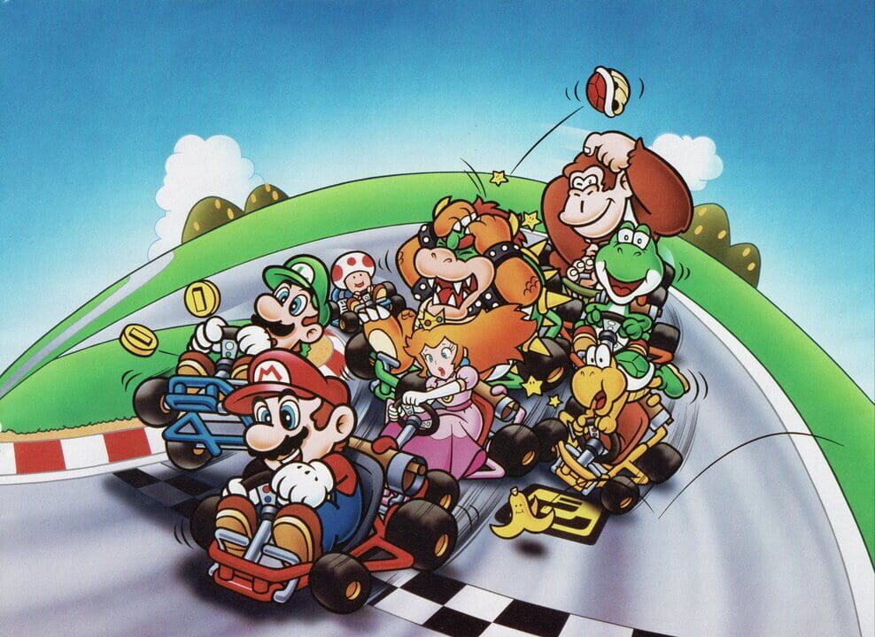 Арт Super Mario Kart