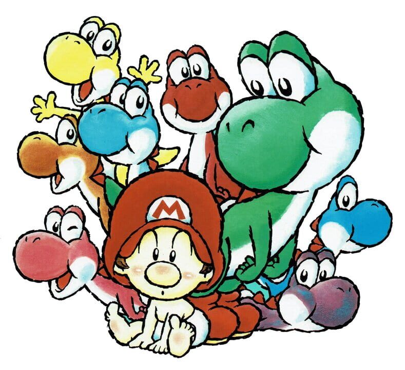 Арт Super Mario World 2: Yoshi's Island