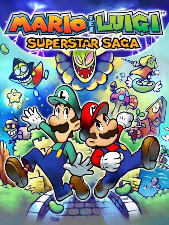 Обложка игры Mario & Luigi: Superstar Saga