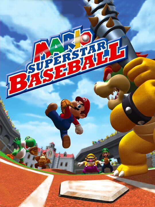 Обложка игры Mario Superstar Baseball