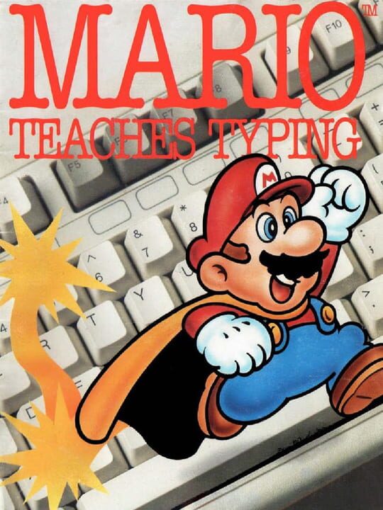 Обложка игры Mario Teaches Typing