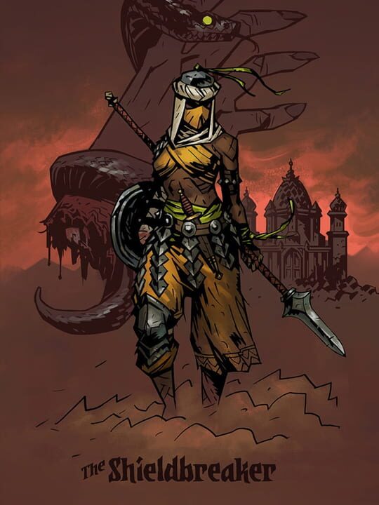 Обложка DLC Darkest Dungeon: The Shieldbreaker