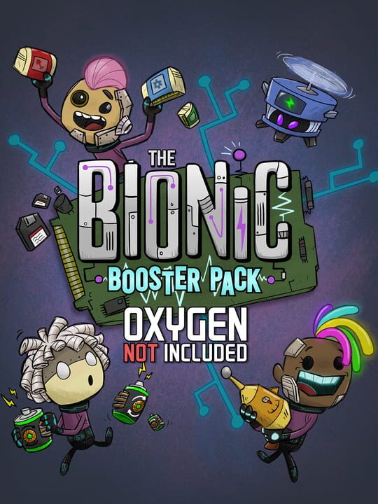 Обложка дополнения Oxygen Not Included: The Bionic Booster Pack