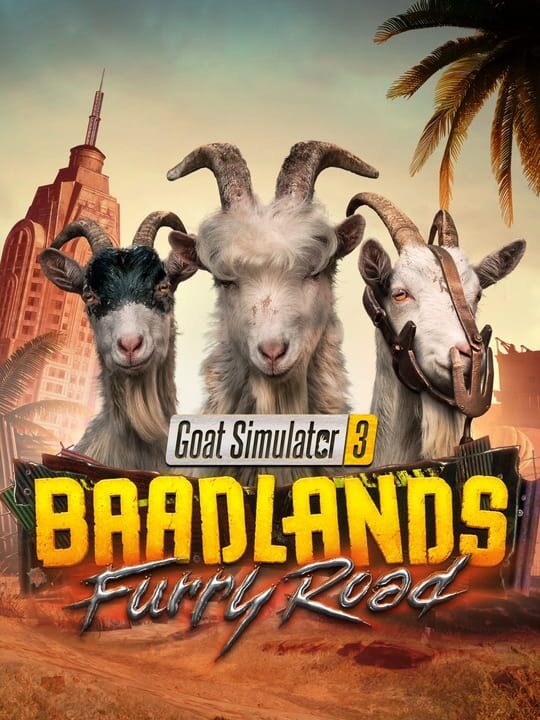 Обложка DLC Goat Simulator 3: Baadlands: Furry Road